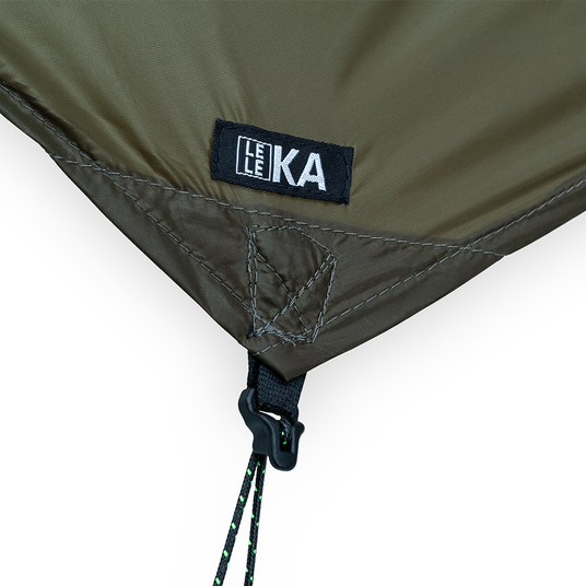 Buy Hammock Tarp, compact, ultralight, durable, dark olive - Leleka